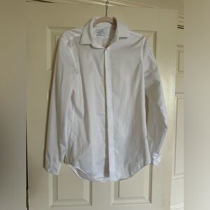 Calvin Klein Men’s Dress white shirt - slim fit - 14.5 32/33 size